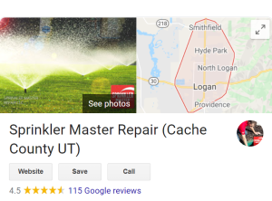 google maps of sprinkler master repair